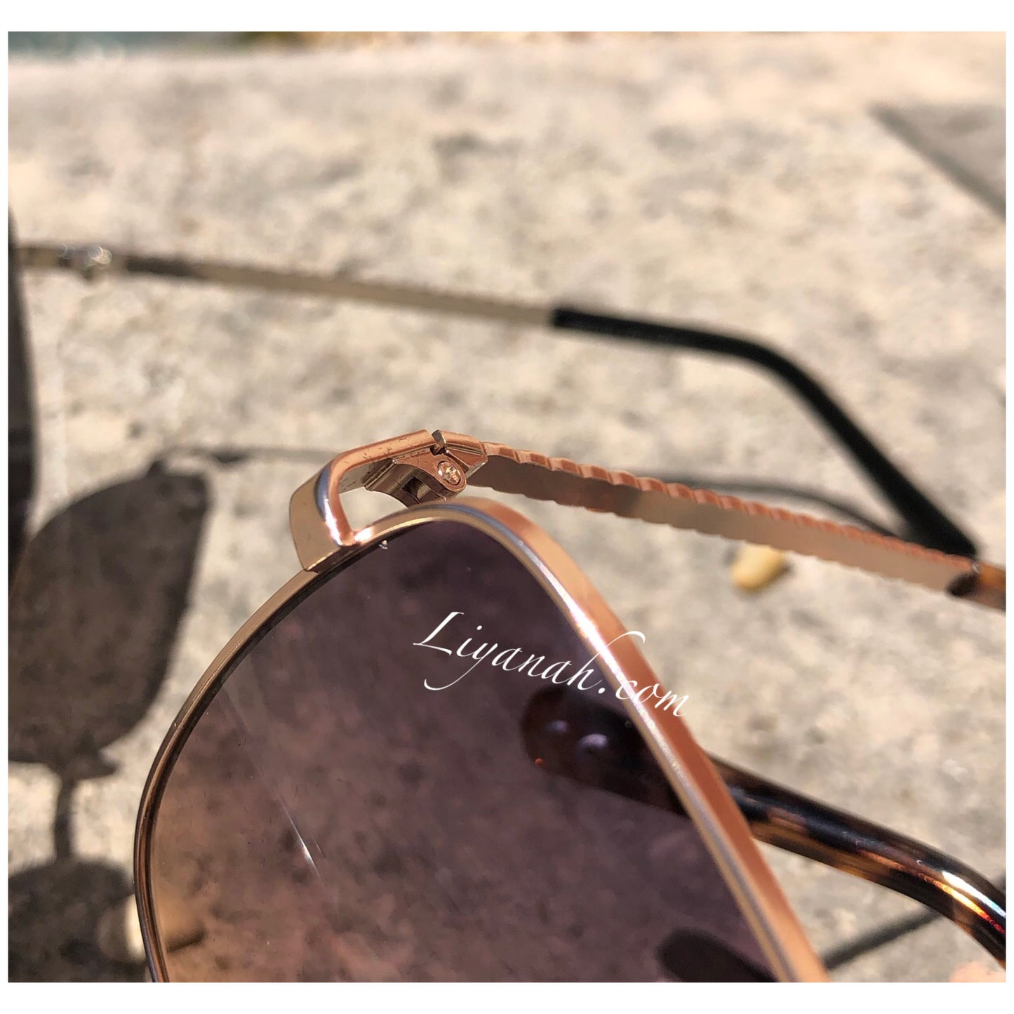 LUNETTES DE SOLEIL Modèle ZAO BRONZE