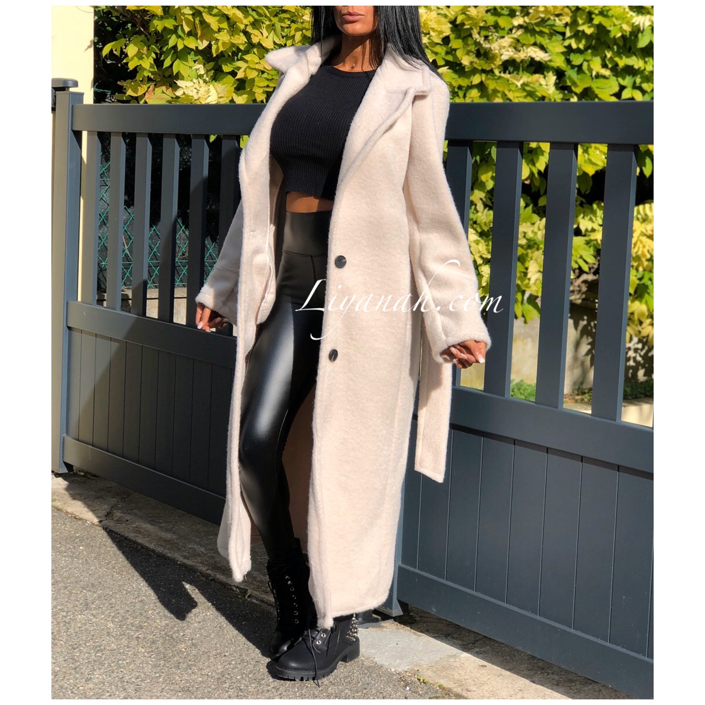 Manteau Long Modèle ALYSEA ÉCRU