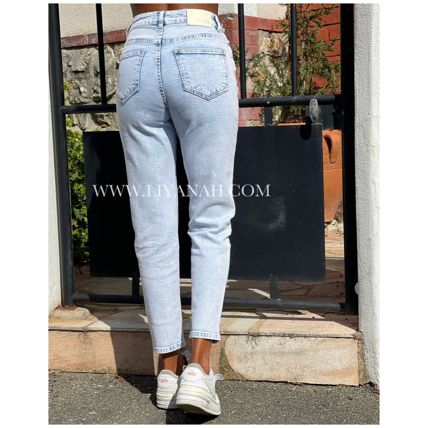 Jean Slim Fit Modèle YARY White/Blue