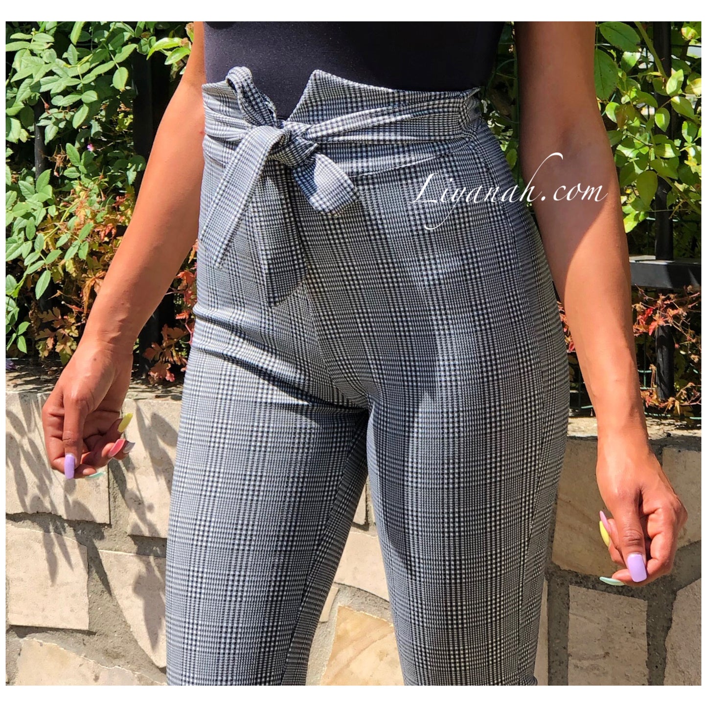 PANTALON Taille Haute Tailleur Modèle AVANA