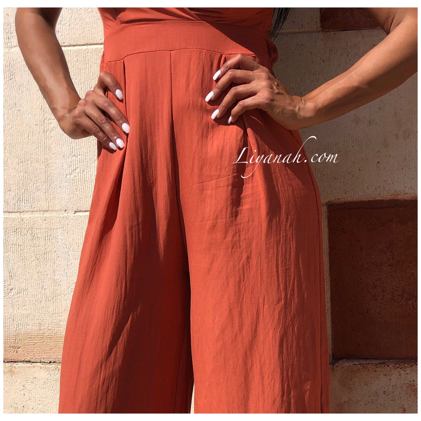 Combi - Pantalon Modèle SAMSYA ROUGE BRIQUE