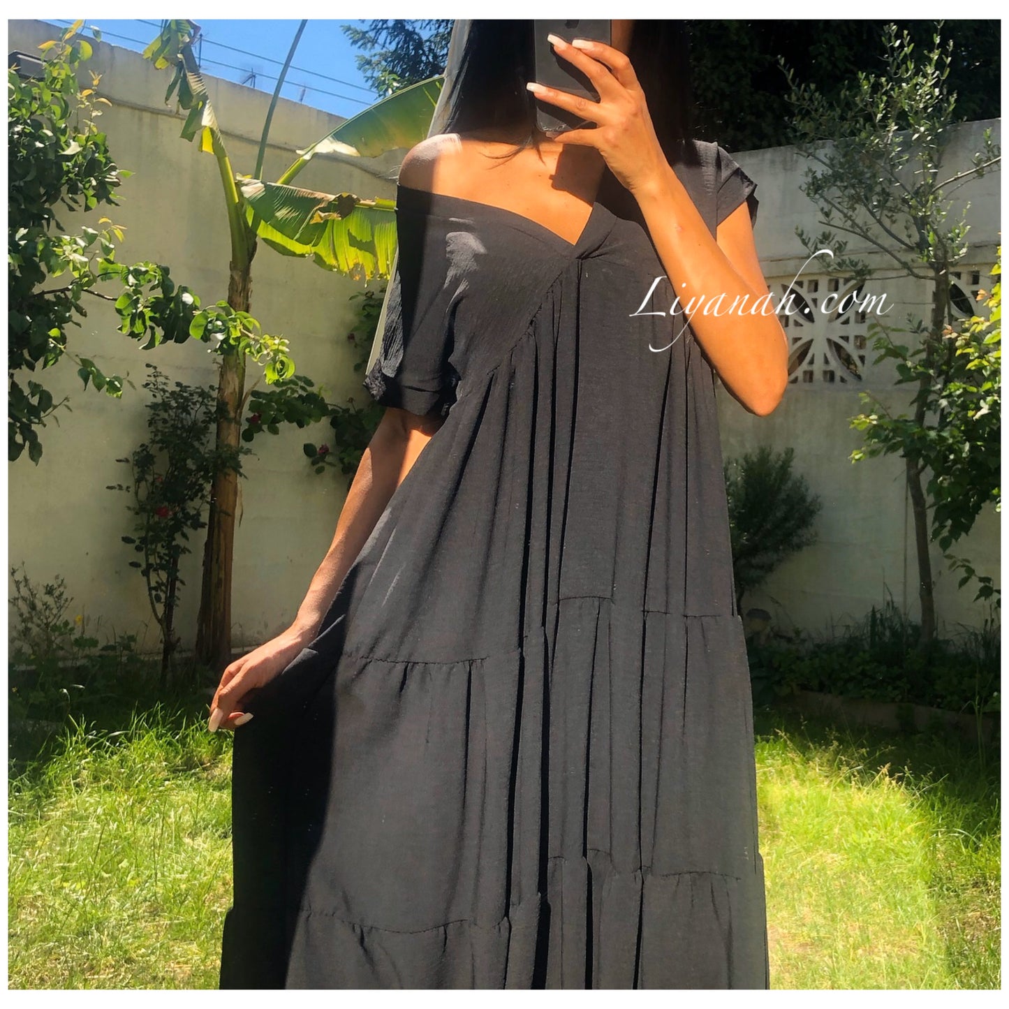 ROBE Longue Modèle HANYZ NOIR