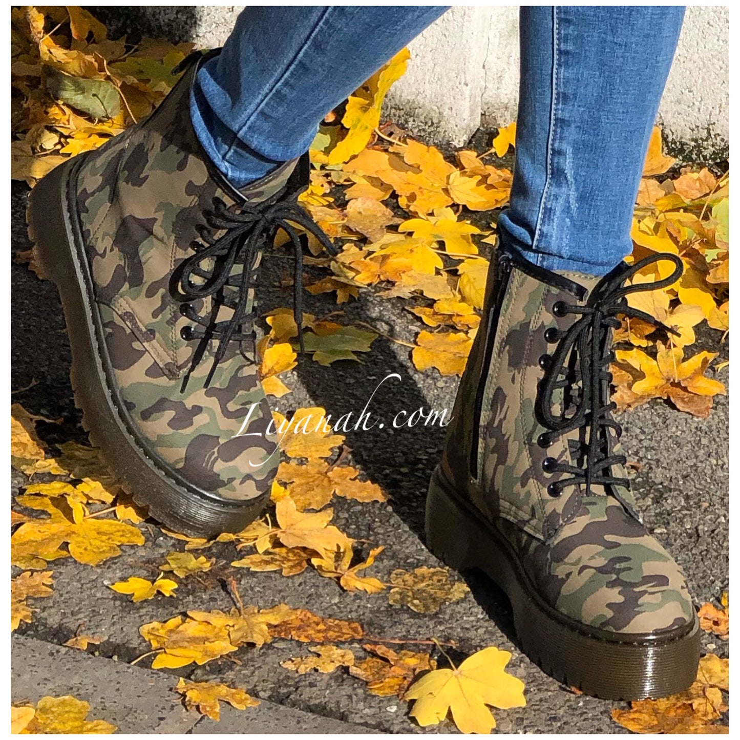 BOOTS Modèle FIDJY CAMOUFLAGE