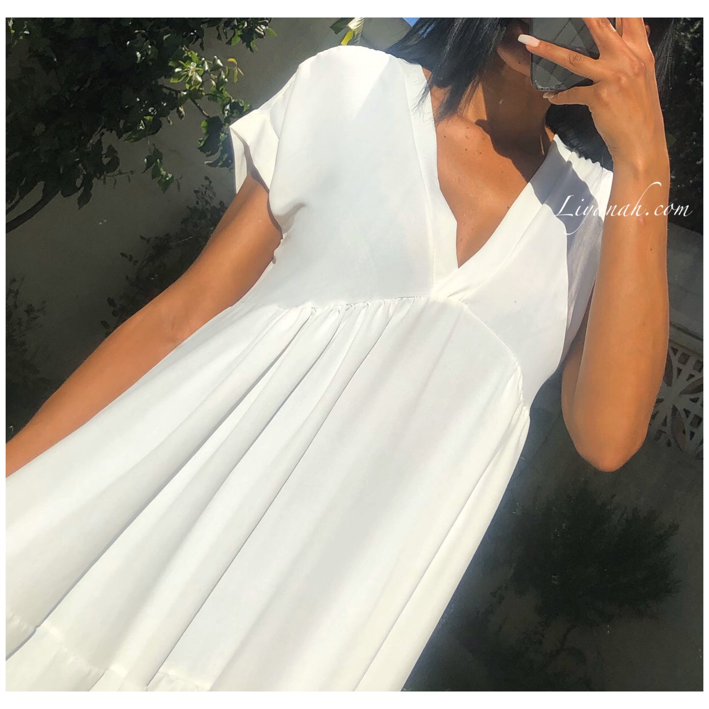 ROBE Longue Modèle HANYZ BLANC