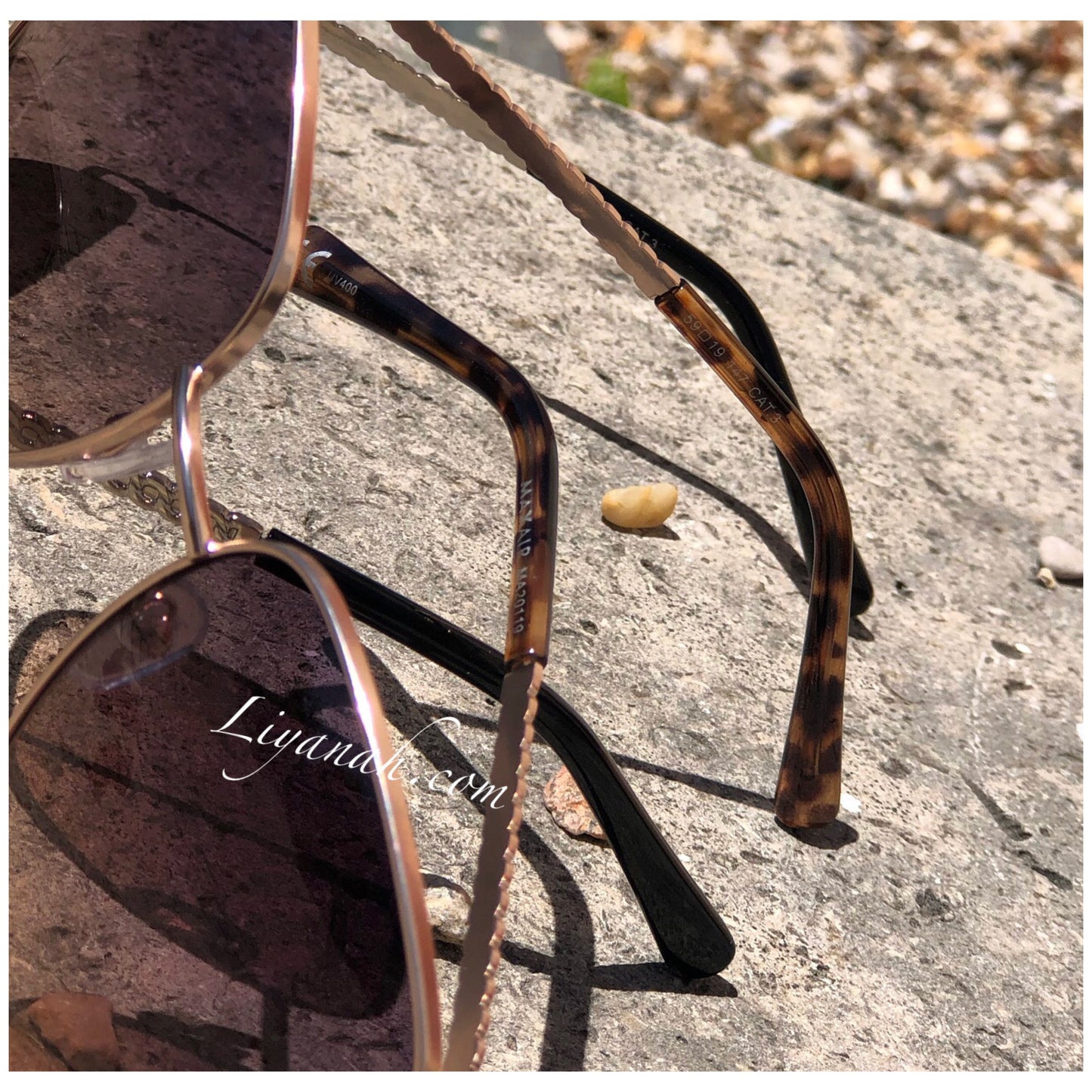 LUNETTES DE SOLEIL Modèle ZAO BRONZE