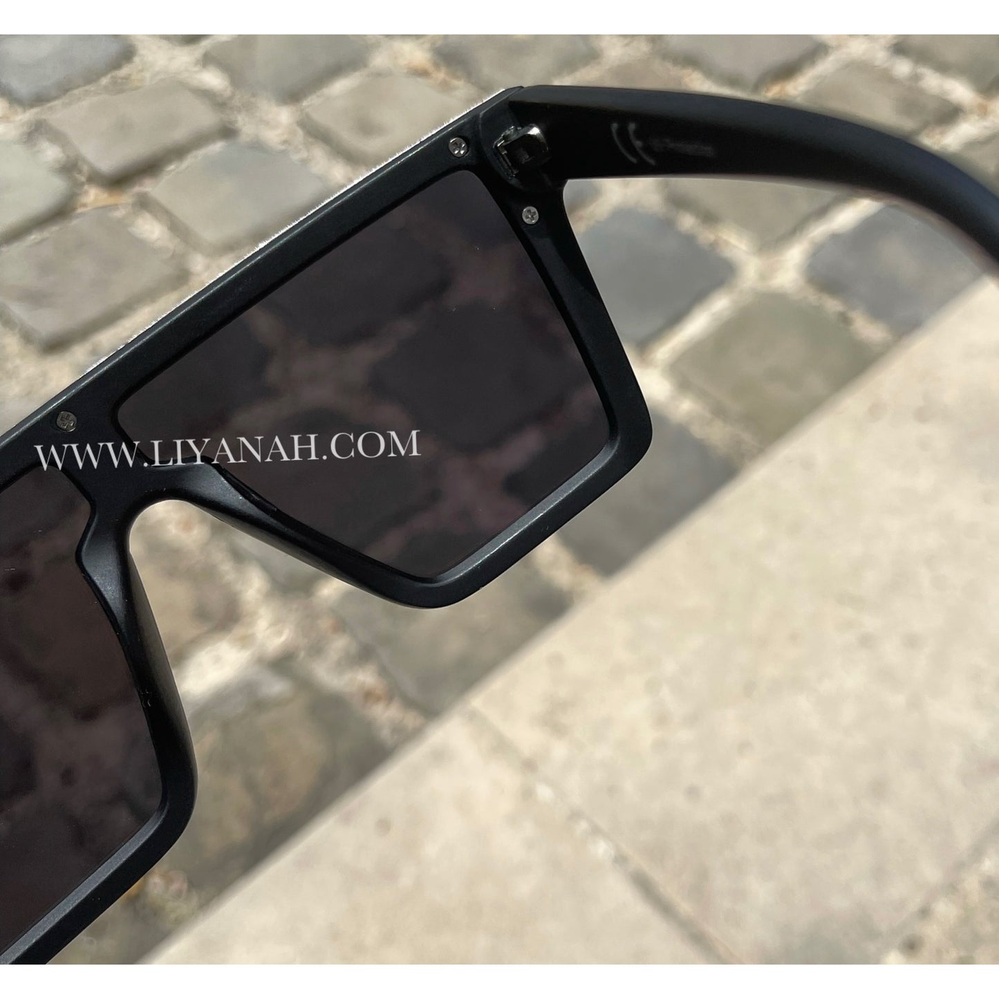 LUNETTES DE SOLEIL Modèle AMIEL NOIR / ARGENT