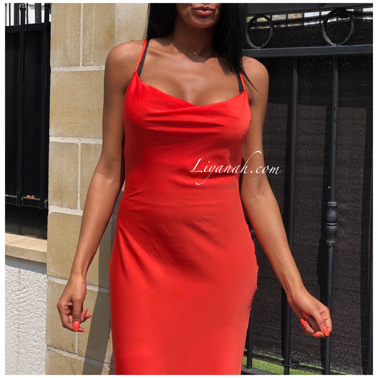 Robe Modèle LILOU Orange