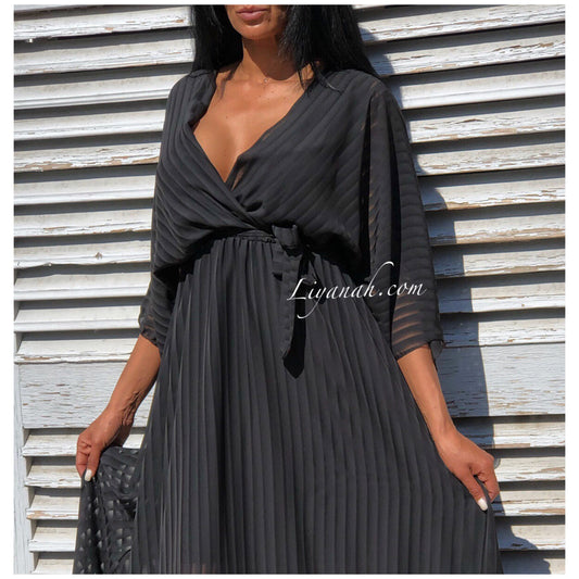 Robe Longue Modèle MAEGAN NOIR