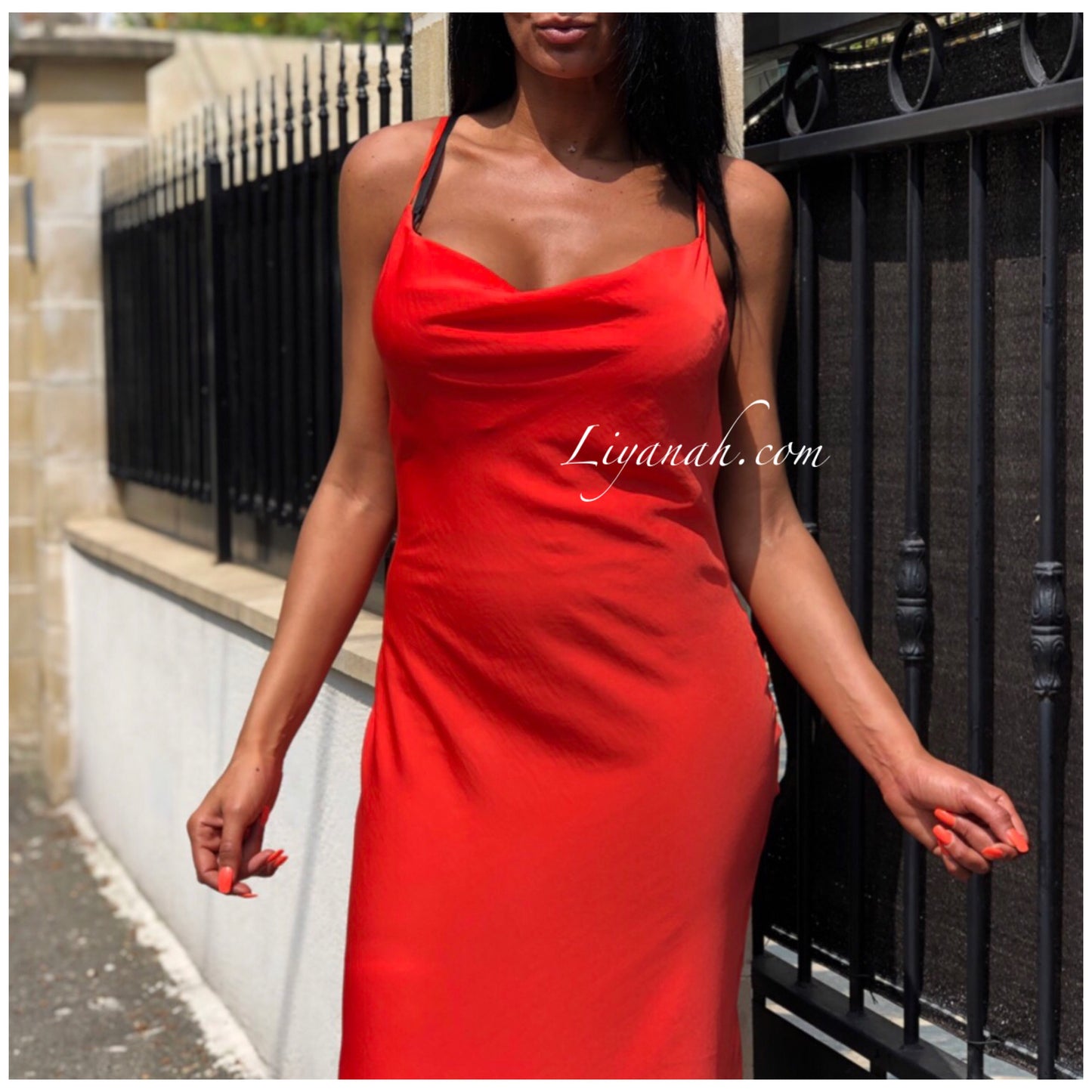 Robe Modèle LILOU Orange