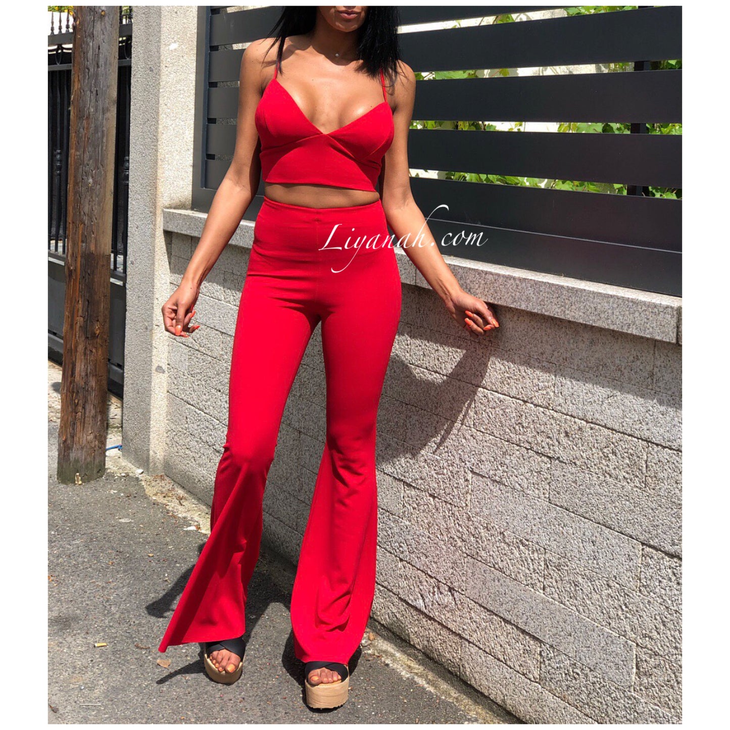 Crop Top Modèle MAEVA ROUGE