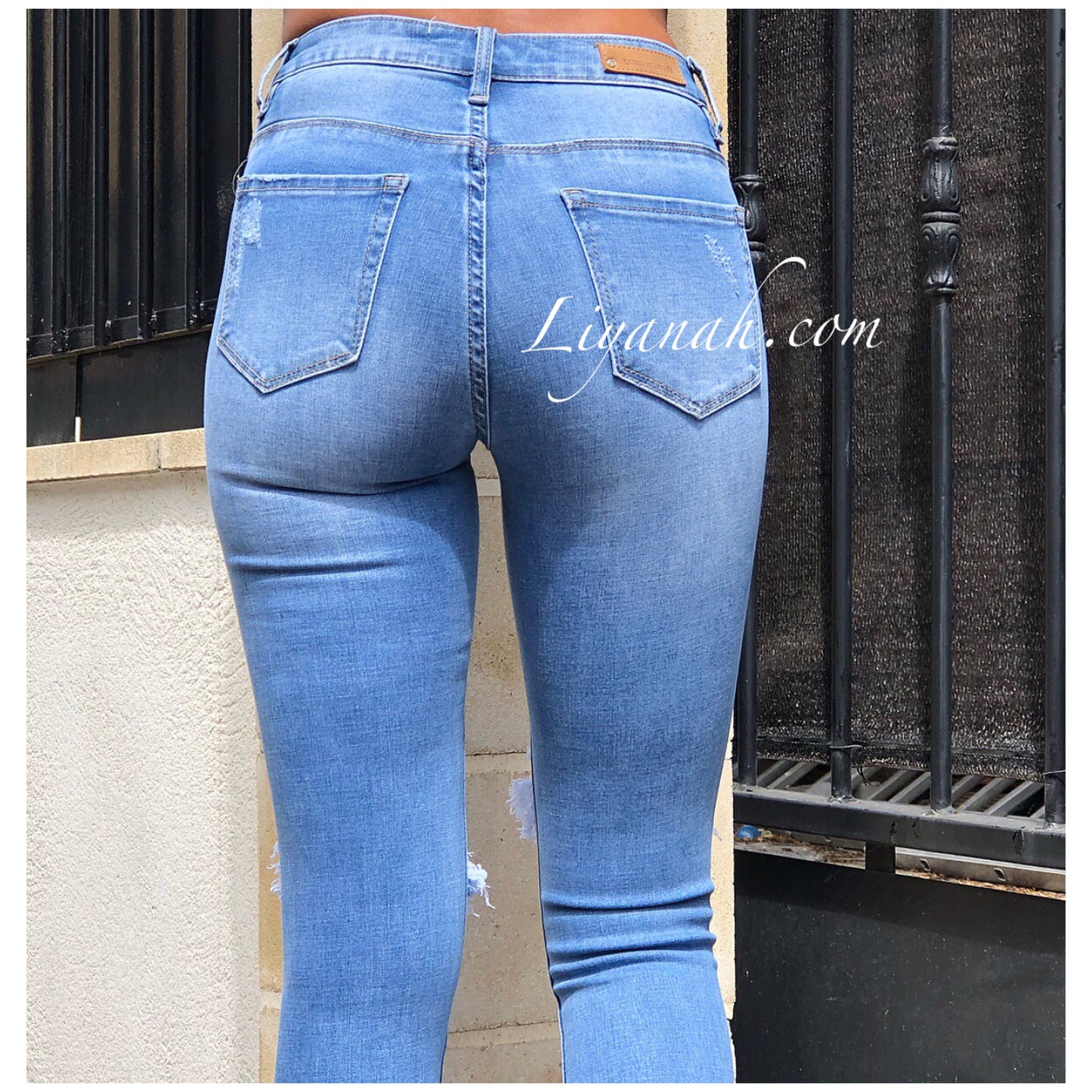 Jean Skinny DESTROY BLUE Modèle FOZARA 599